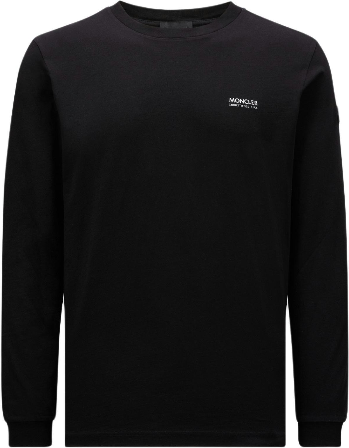 moncler-black-long-sleeve-crewneck-t-shirt-with-logo-patch-print-j20918-d0000589-a17999