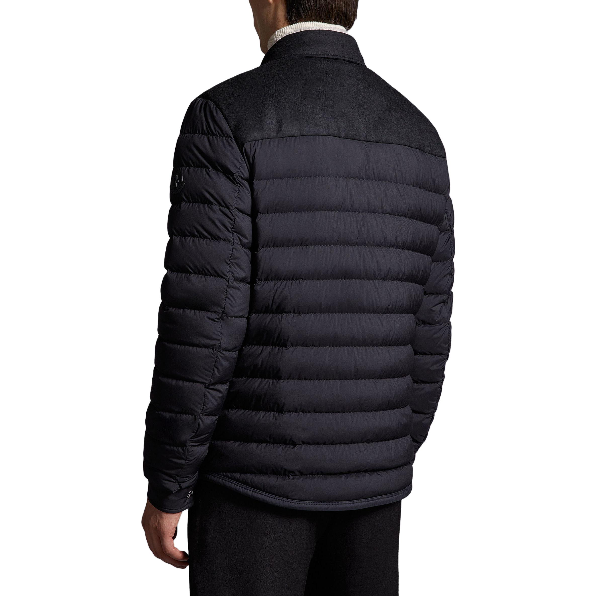 Moncler  Black Long Sleeve Down Jacket with Solid Color and Turn-Down Collar I20911A00188596K7999 圖 5