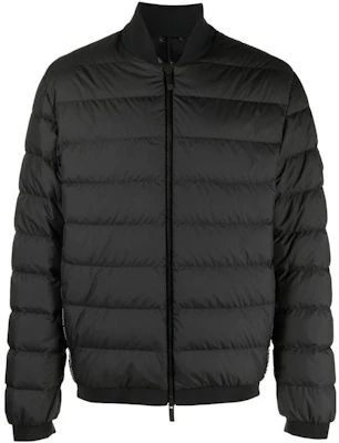 Chaqueta de plumas negra Moncler de manga larga con cuello estilo béisbol I20911A00043596IU999 Buy Chaqueta de plumas negra Moncler de manga larga con cuello estilo béisbol I20911A00043596IU999