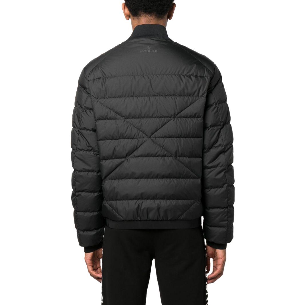 Shop 몽클레어 블랙 야구 칼라 롱슬리브 패딩 재킷 I20911A00043596IU999