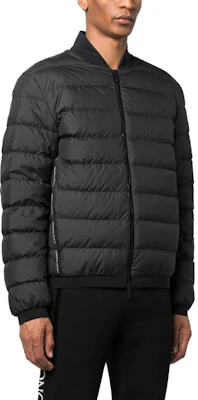 Chaqueta de plumas negra Moncler de manga larga con cuello estilo béisbol I20911A00043596IU999 Purchase Chaqueta de plumas negra Moncler de manga larga con cuello estilo béisbol I20911A00043596IU999
