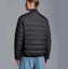 Details for Chaqueta de plumas negra Moncler de manga larga con cuello estilo béisbol I20911A00043596IU999