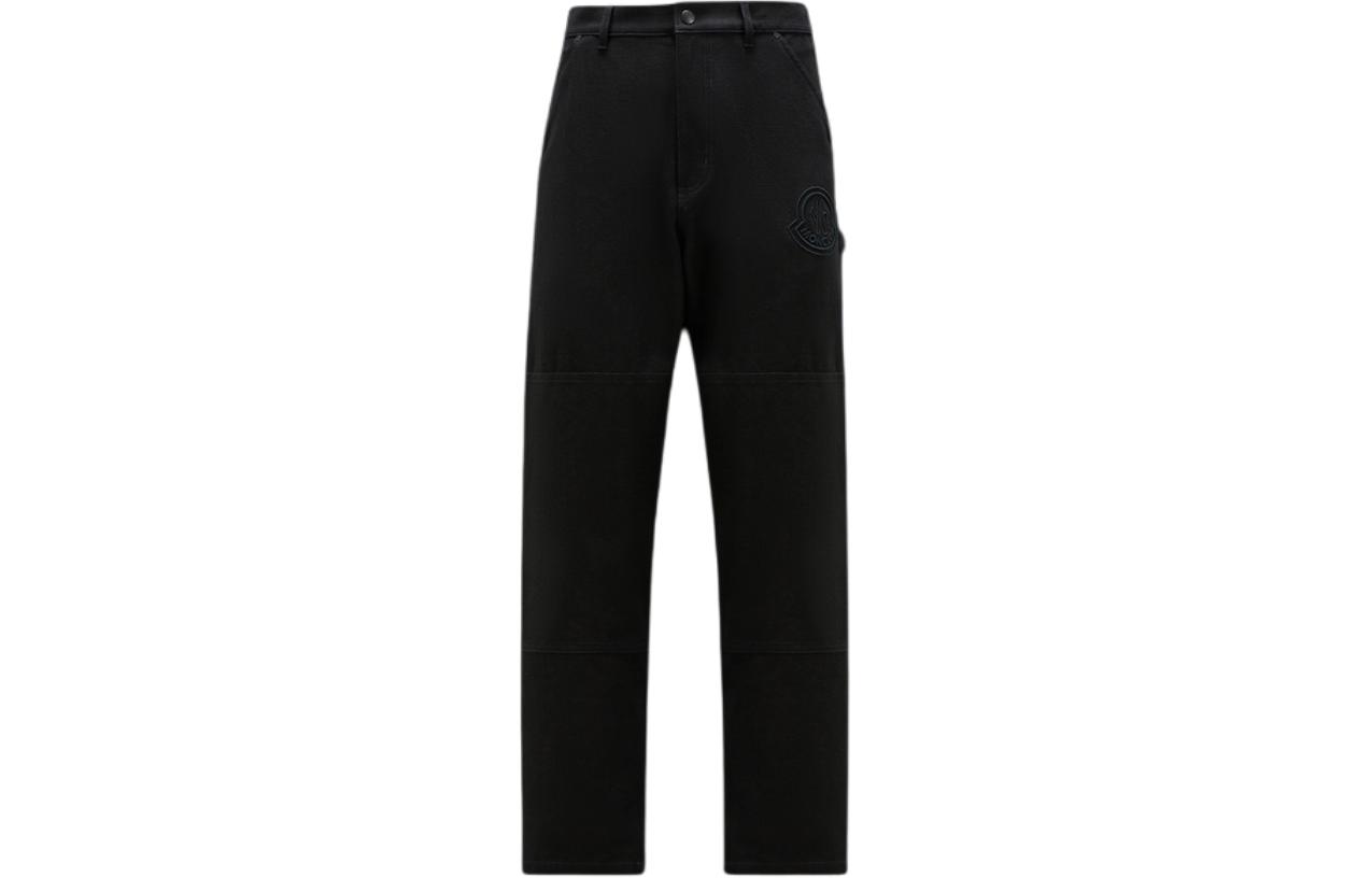 Order Pantalones Negros Moncler Loose Fit Casuales con Bolsillos con Cremallera. I20912A0002559784999