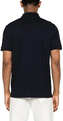 Moncler Black Polo Shirt with Side Logo Badge and Classic Collar. J10918A00022899P0999 Shop Moncler Black Polo Shirt with Side Logo Badge and Classic Collar. J10918A00022899P0999