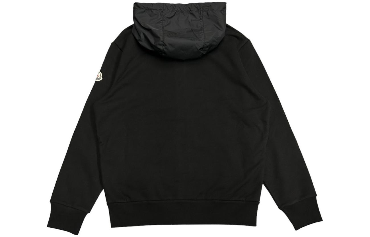 Moncler  Black Printed Sleeve Zip-Up Hoodie Jacket. I10918G00034899WC999 圖 3
