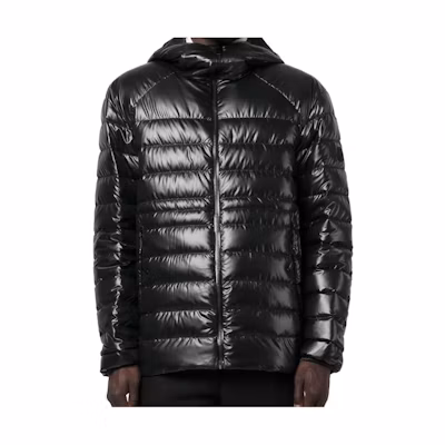 Moncler Black Quilted Hooded Down Jacket H10911A00029M1599999