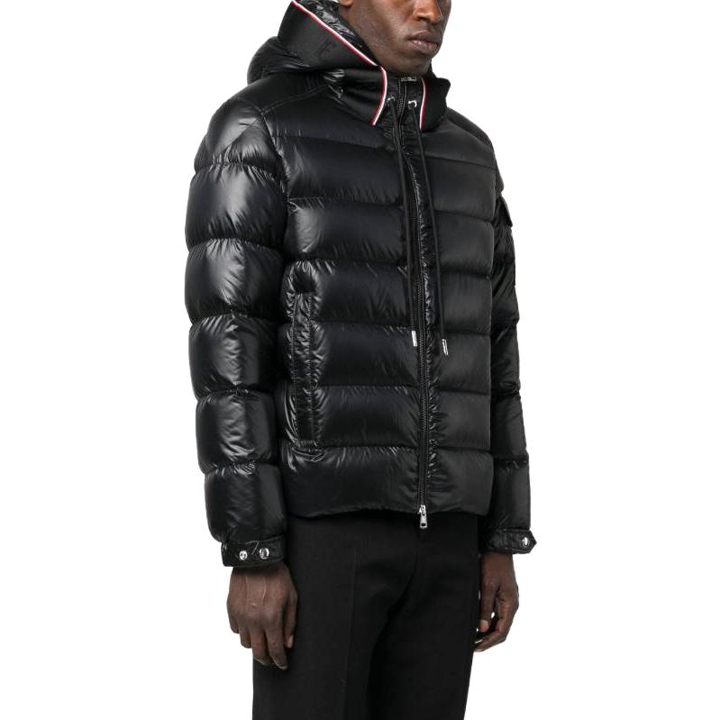 Moncler  Black Quilted Hooded Puffer Jacket 1A00051595ZZ999 圖 6