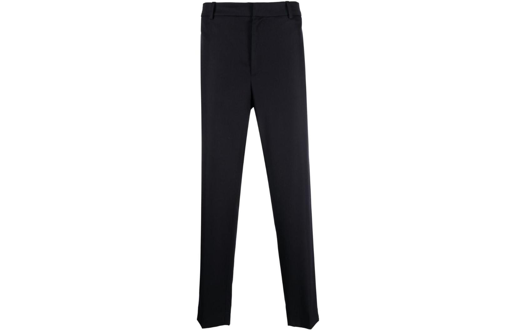 Moncler  Black Relaxed Fit Casual Pants with Solid Color and Zip Closure I20912A0003754ANL778 圖 2