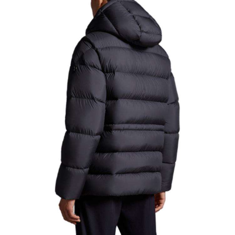 Moncler  Black Short Down Jacket with Solid Color Design. I20911A00168549SK999 圖 4
