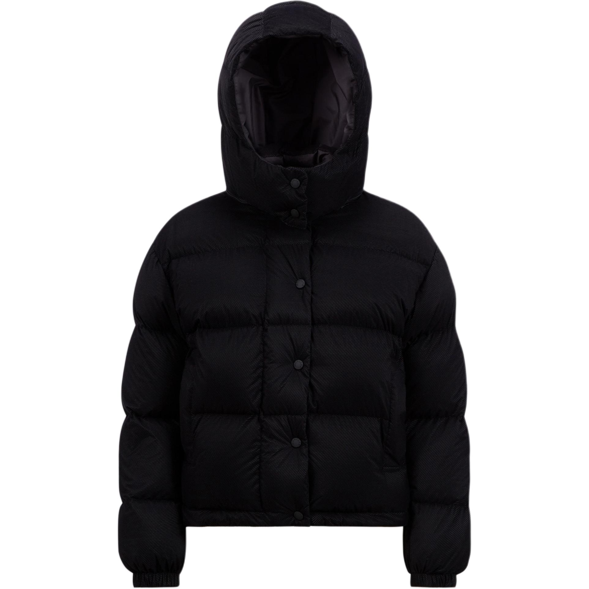 Order Moncler Jaket Pendek Hitam Lelap - Potongan Longgar, Rekaan Selesa. J20931A001825981B999