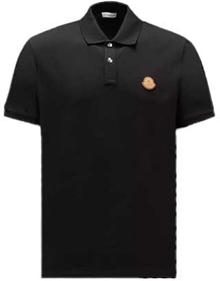 Moncler Black Short Sleeve Polo Shirt Casual Pullover Style. I20918A0001484556999 Order Moncler Black Short Sleeve Polo Shirt Casual Pullover Style. I20918A0001484556999