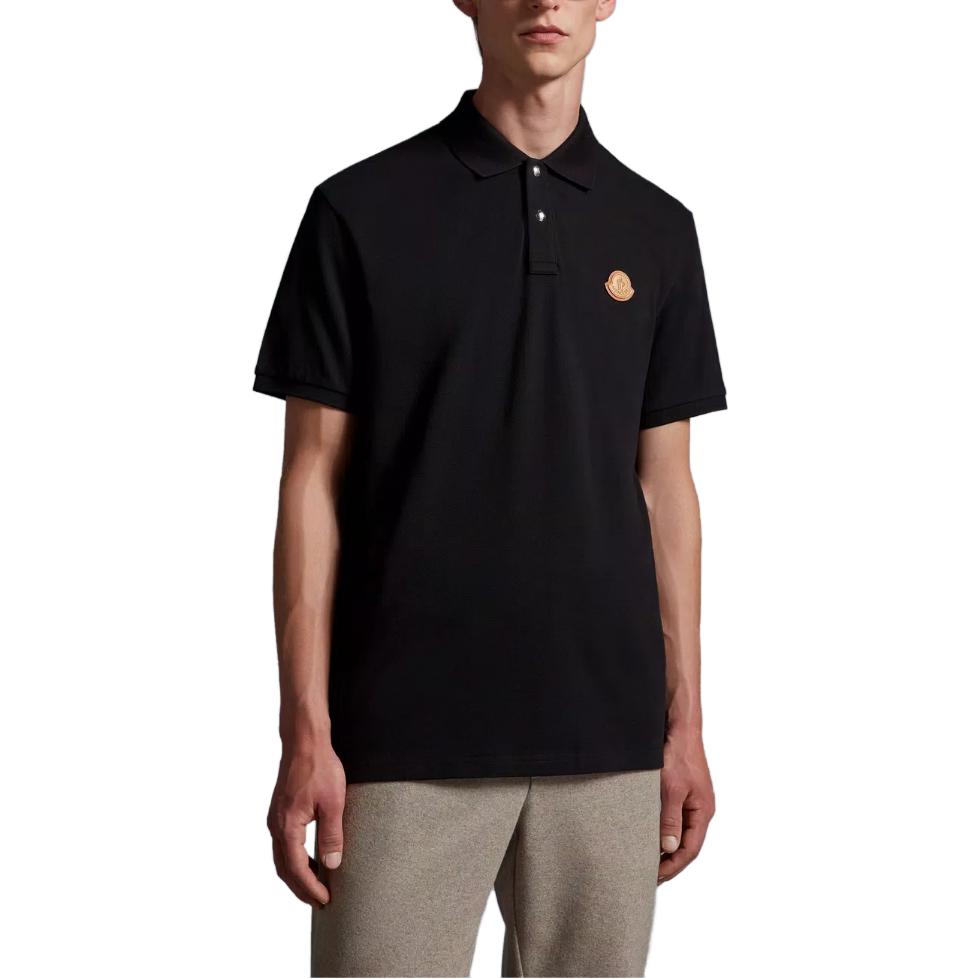 Lookbook Moncler  Black Short Sleeve Polo Shirt Casual Pullover Style. I20918A0001484556999