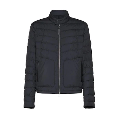 Moncler Black Slim Fit Zip-Up Long Sleeve Puffer Jacket. 1A00072549SK999