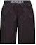Order Moncler Black Solid Mid-Rise Straight Swim Shorts. I10912C0001053326999