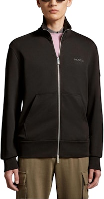 Moncler Black Solid Zip-Up High Neck Jacket. J10918G00061899YF999 Lookbook Moncler Black Solid Zip-Up High Neck Jacket. J10918G00061899YF999