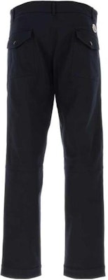 Moncler Black Straight Casual Pants with Solid Color and Zipper Design. 2A0001154A1U742 Lookbook Moncler Black Straight Casual Pants with Solid Color and Zipper Design. 2A0001154A1U742