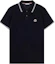 Buy Moncler Black Striped Short Sleeve Polo Shirt E1091830439984556773