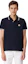 Shop Moncler Black Striped Short Sleeve Polo Shirt E1091830439984556773