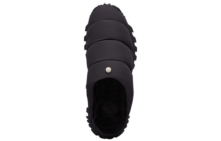 Lookbook Moncler盟可睐 厚底包頭 時尚涼拖 男款 黑色