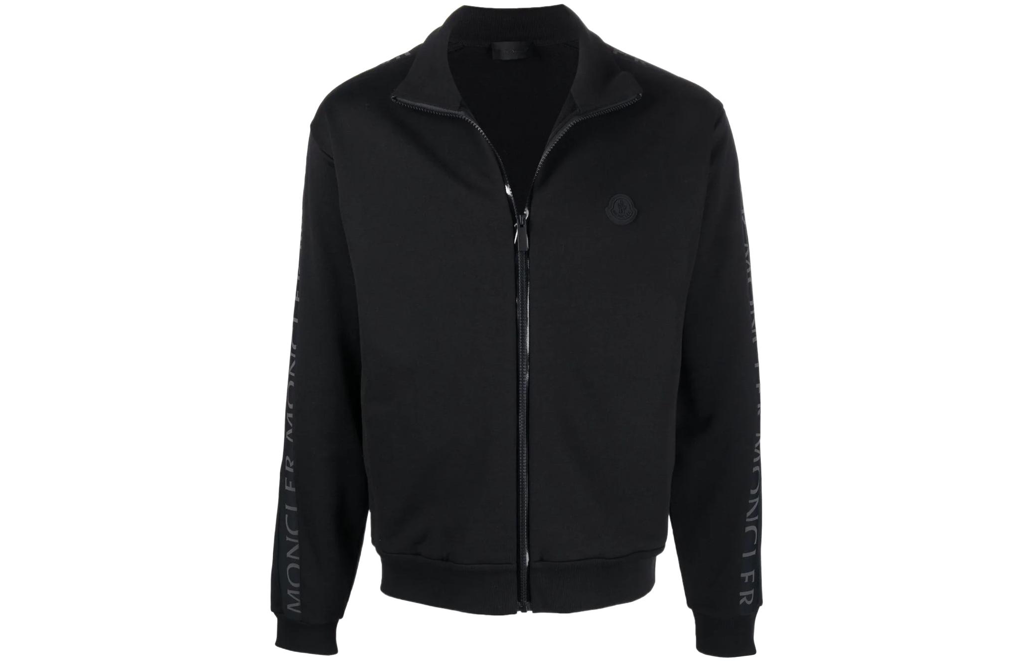 Moncler  Black Zip-Up Slim Fit Track Jacket H10918G00033809KR