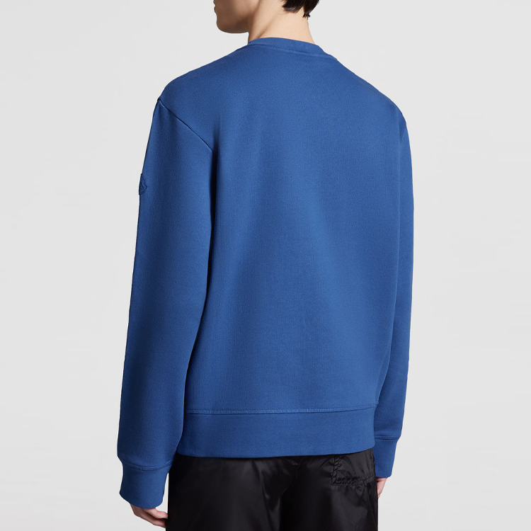 Purchase 盟可睐蓝色落肩长袖口袋圆领卫衣 J10918G0005389AEN749