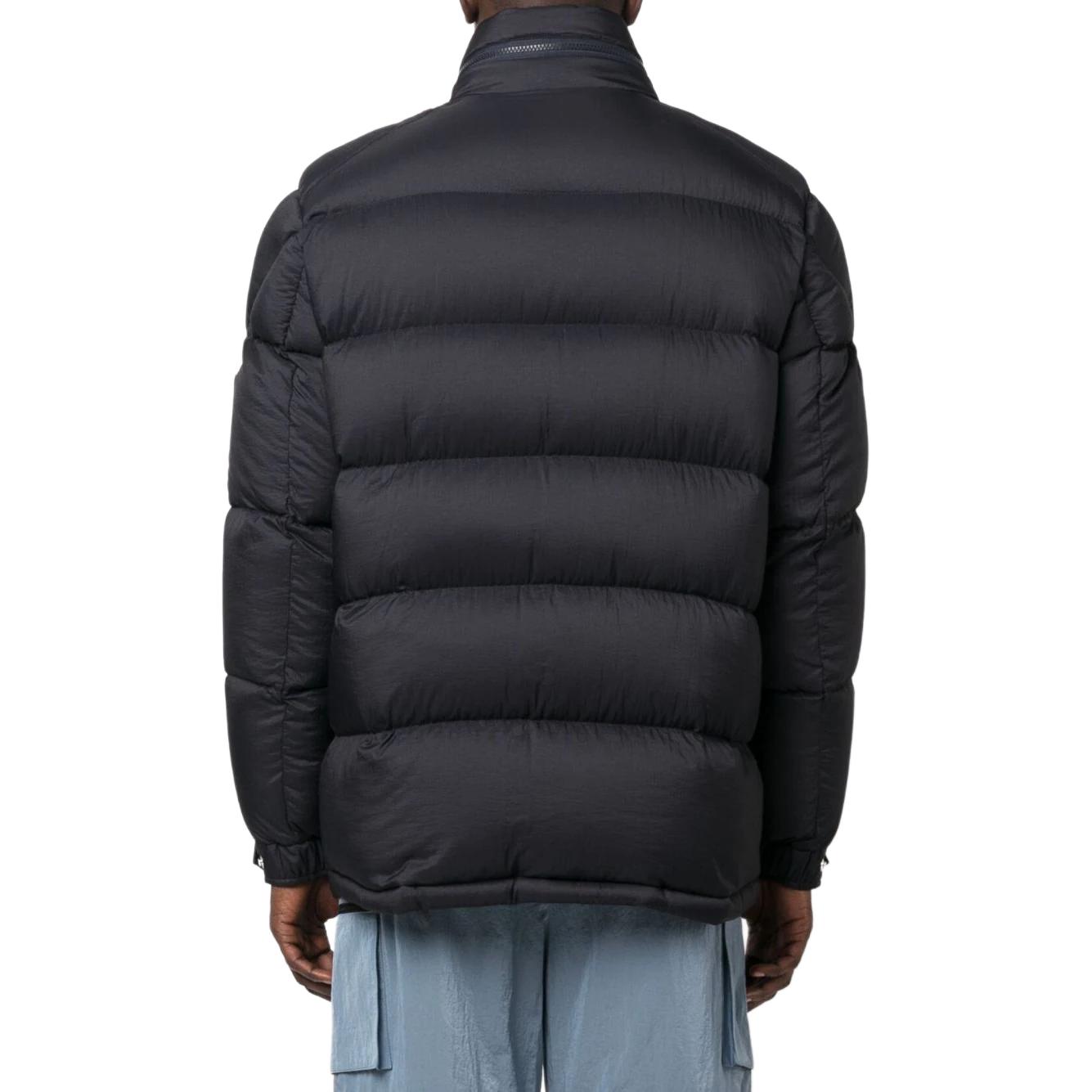 Moncler  Blue Down Jacket with Zip-Up Stand Collar and Long Sleeves I20911A00048596JB 圖 4