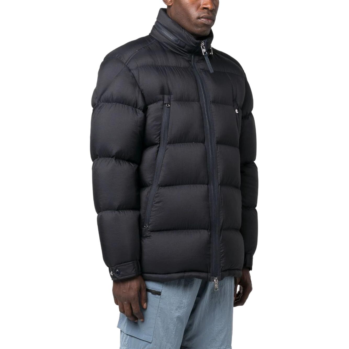 Moncler  Blue Down Jacket with Zip-Up Stand Collar and Long Sleeves I20911A00048596JB 圖 5