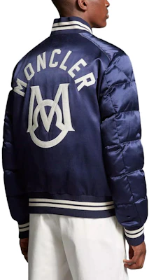 Chaqueta Azul Moncler con Estampado de Letras y Botones de Presión. I20911A00009596X8795 Purchase Chaqueta Azul Moncler con Estampado de Letras y Botones de Presión. I20911A00009596X8795