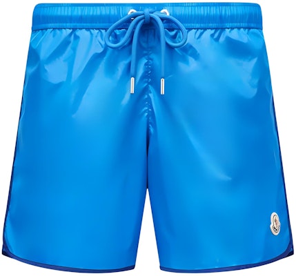 Moncler Blue Logo Drawstring Straight Swim Shorts. J10912C0000853326719 Buy Moncler Blue Logo Drawstring Straight Swim Shorts. J10912C0000853326719