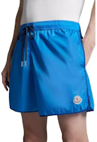 Purchase Moncler Bañador Recto Azul con Logo y Cordón Ajustable. J10912C0000853326719