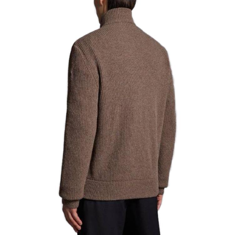 Moncler  Brown Patchwork High-Neck Long-Sleeve Down Jacket 9B00028M1241240 圖 4