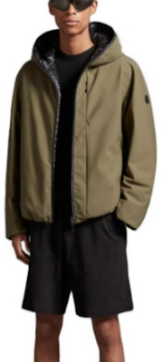 Moncler Brown Solid Color Zip-Up Hoodie Jacket Long Sleeve. I20911A00037539DK818 Shop Moncler Brown Solid Color Zip-Up Hoodie Jacket Long Sleeve. I20911A00037539DK818