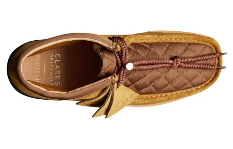 Moncler 'Brown Suede Lace-Up Ankle Boot' 圖 3