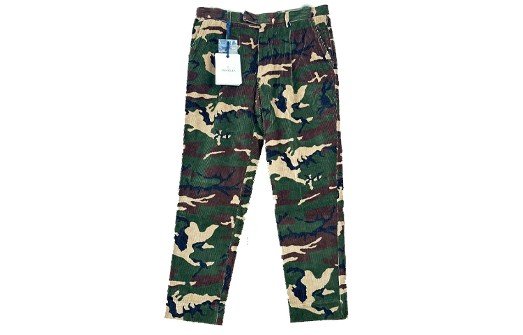 Moncler  Camouflage Zipper Track Pants Casual Pants D20911101240-549UR