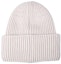 Lookbook Moncler Cashmere Knit Beanie White Solid Color Design 3B00066M1127216
