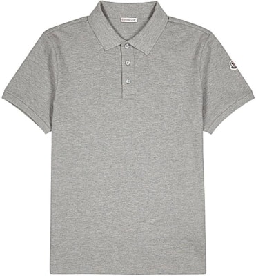 Moncler Casual Grey Logo Polo Shirt Comfortable and Minimalist Design G10918A7360084556987 Buy Moncler Casual Grey Logo Polo Shirt Comfortable and Minimalist Design G10918A7360084556987