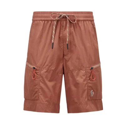 Moncler Casual Loose Fit Orange Shorts. J10972B0000353A59271