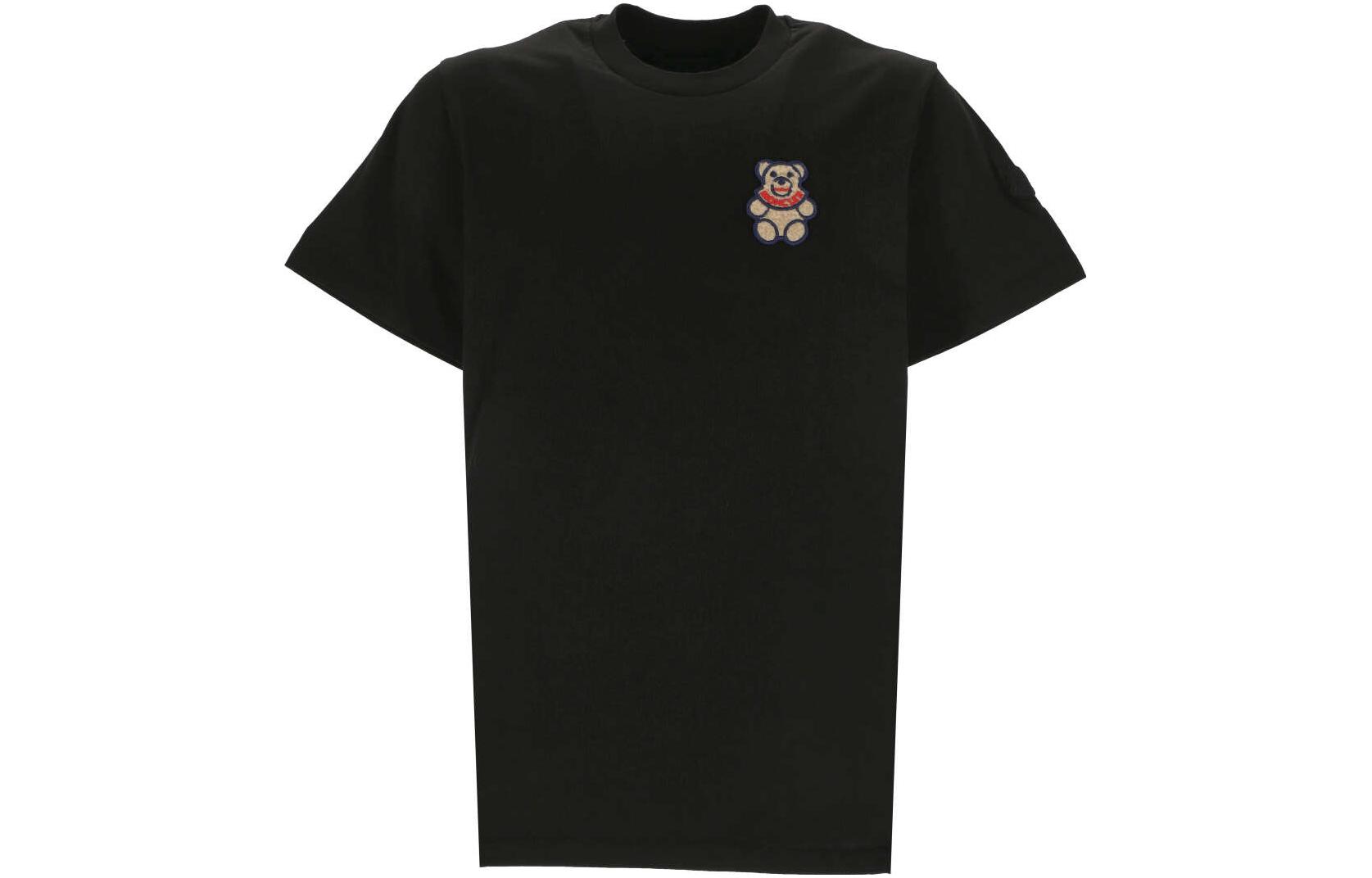 Moncler  Casual Printed Crew Neck Short Sleeve T-Shirt. 8C000378390T999