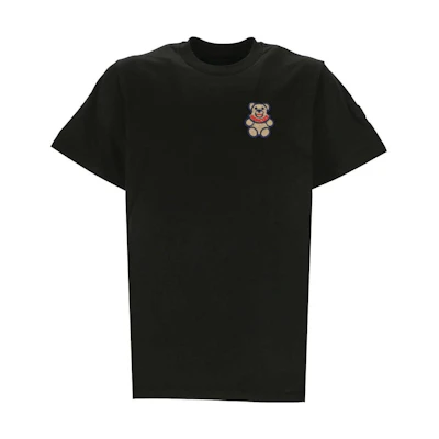 Moncler Casual Printed Crew Neck Short Sleeve T-Shirt. 8C000378390T999