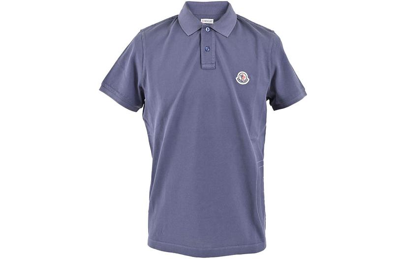 Moncler  Casual Solid Color Short Sleeve Polo Shirt with Logo Patch. G109188A7211084673791