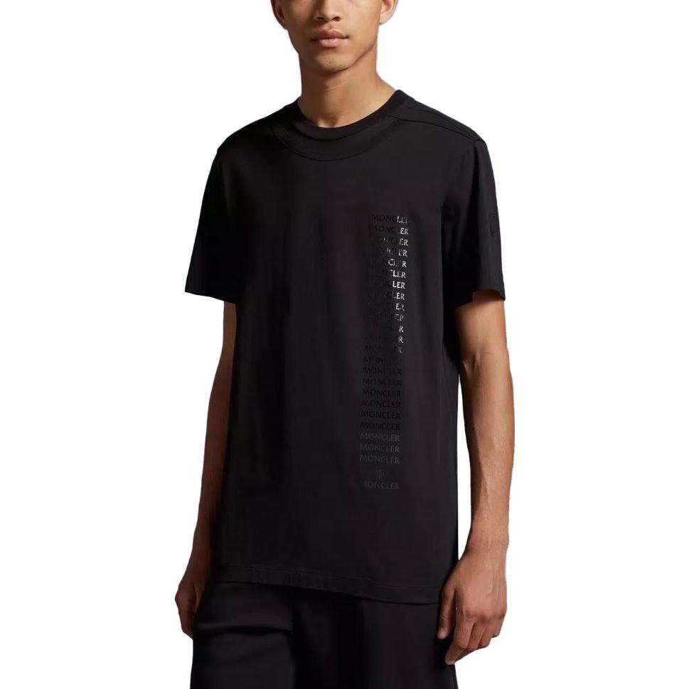 Moncler  Classic Crewneck T-Shirt with Letter Print Design. I20918C0005389A17999 圖 5