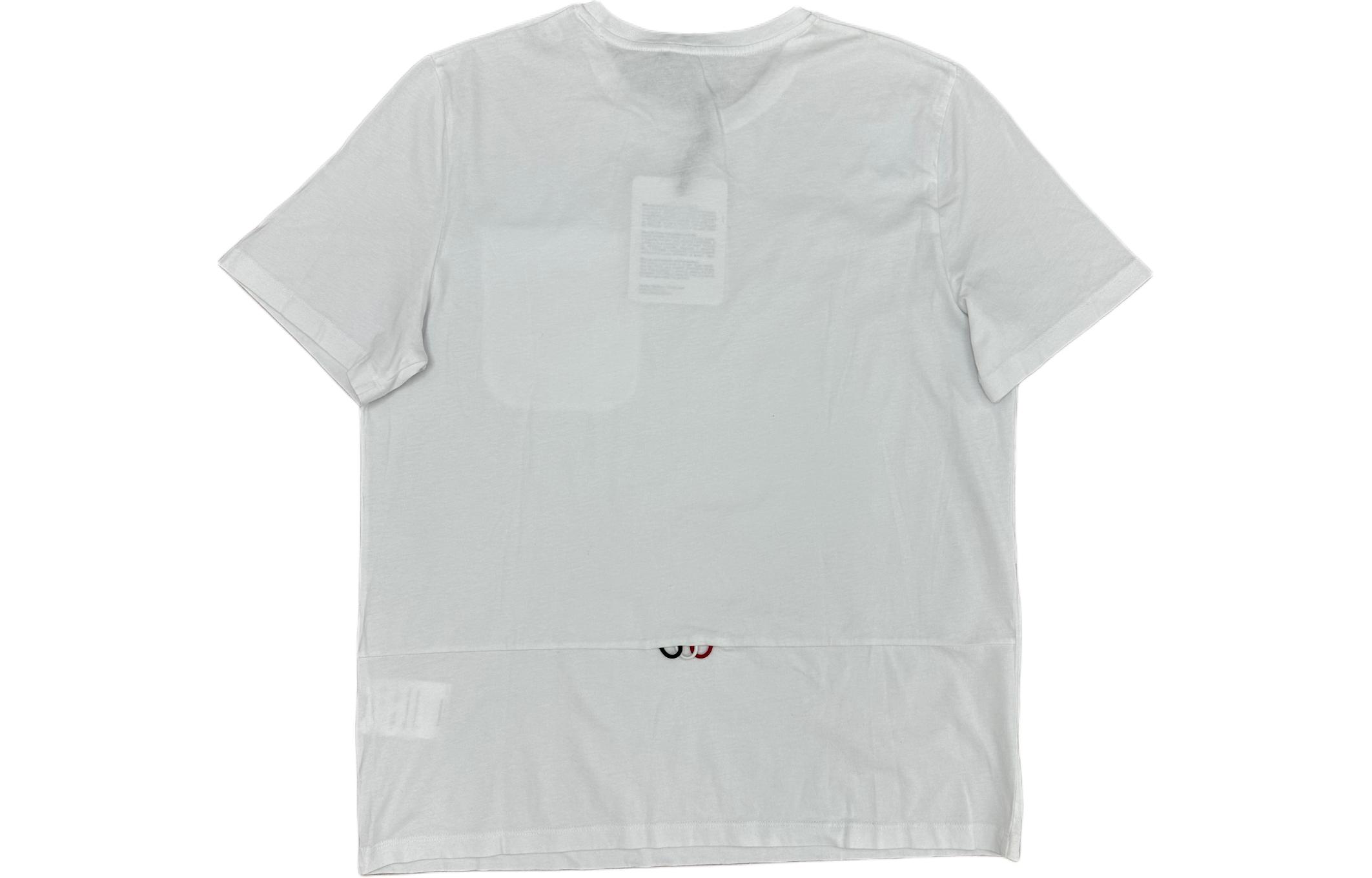 Moncler  Classic White Cotton T-Shirt with Logo Pocket. 20918C77710829H8001 圖 3