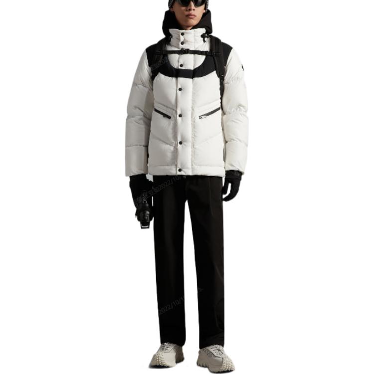 Moncler  Colorblock Button-Up Stand Collar Long Sleeve Jacket H20911A001875968E033 圖 3