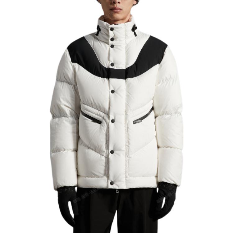 Moncler  Colorblock Button-Up Stand Collar Long Sleeve Jacket H20911A001875968E033 圖 4