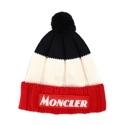 Moncler Colorblock Wool Beanie Multi-Color E20919925700A9090455