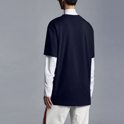 몽클레르 크루넥 반팔 티셔츠 블루 H10918C000278390T778 Shop 몽클레르 크루넥 반팔 티셔츠 블루 H10918C000278390T778