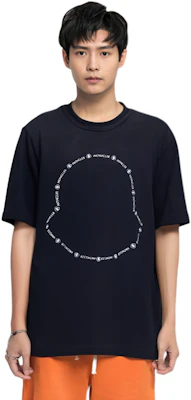 몽클레르 크루넥 반팔 티셔츠 블루 H10918C000278390T778 Sizing 몽클레르 크루넥 반팔 티셔츠 블루 H10918C000278390T778