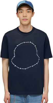 몽클레르 크루넥 반팔 티셔츠 블루 H10918C000278390T778 Cheap 몽클레르 크루넥 반팔 티셔츠 블루 H10918C000278390T778