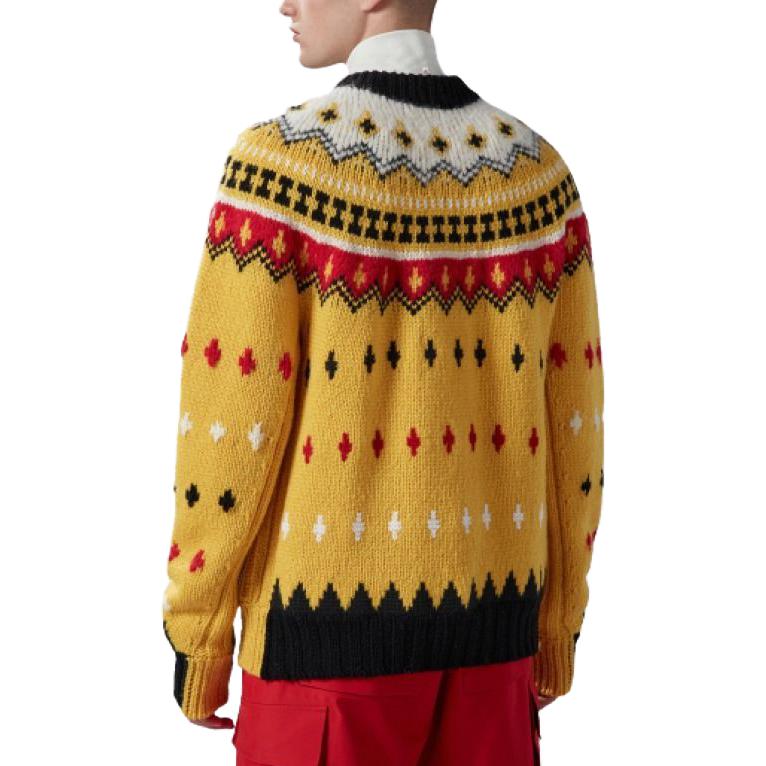 Shop モンクレール ダイヤモンドプリント ルーズフィット クルーネックスウェット I20979C00001M2865107