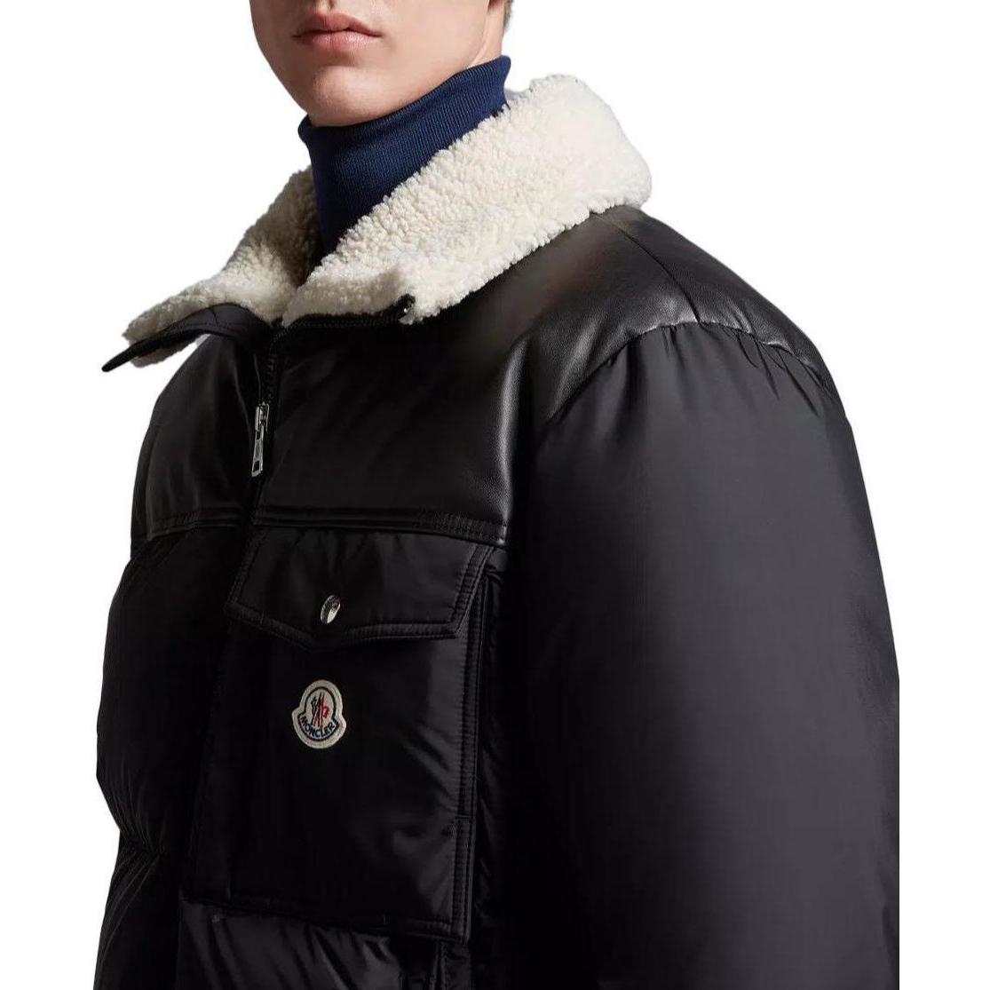 Details for Moncler  Down Jacket Short Style with Detachable Hood and Zipper. I20911A0009968352999